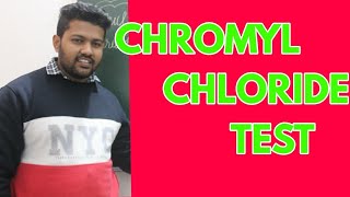 CHROMYL CHLORIDE TEST  d block elements  BHARAT PANCHAL SIR [upl. by Erastus846]