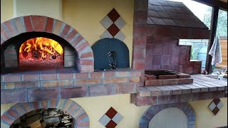 Costruzione Forno a Legna e Barbecue dell Etna [upl. by Aztiray]