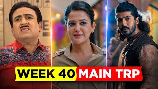 Sab TV Week 40 TRP  Sony Sab Week 40 Main Trp  Sab TV Shows TRP List [upl. by Slaughter32]