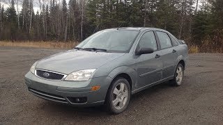 2005 Ford Focus SES ZX4 Start Up Exterior Interior Brief Drive amp Full Review [upl. by Kashden419]