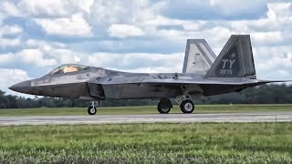 F22 Raptors Go Vertical On Takeoff [upl. by Collete]