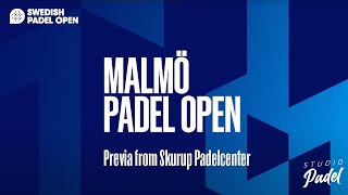 STUDIO PADEL CENTER COURT PREVIA  Areco Malmö Padel Open 2023 [upl. by Llerut267]