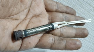 How to Rewire a Soldering Iron  Soldering Iron coil Repair at home [upl. by Peta118]