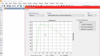 SAP2000 Pushover analysis [upl. by Wilber617]