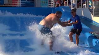 Funny Flowrider Wipeout Compilation [upl. by Ahsinac]