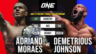 Adriano Moraes vs Demetrious Johnson  Full Fight Replay [upl. by Azeel103]