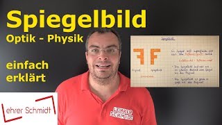 Spiegelbild  Spiegelung  Optik  Physik  Lehrerschmidt [upl. by Aicillyhp473]