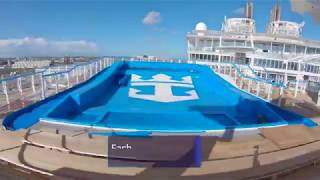 Surf’s Up on Royal Caribbean’s FlowRider [upl. by Swec426]