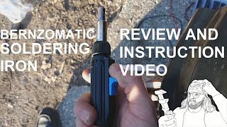 Bernzomatic Soldering Iron Kit Review [upl. by Leber]