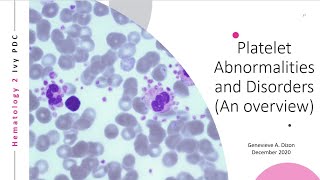 Platelet Abnormalities and Disorders [upl. by Yellhsa]