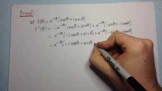 Eulers Formula  Proof WITHOUT Taylor Series [upl. by Eehsar]