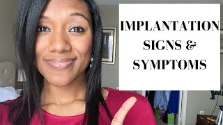 Recognizing Implantation Symptoms  speed up the DREADED TWO WEEK WAIT [upl. by Ayetal]