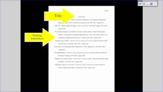 MLA Tutorial 3 Works Cited Page Formatting [upl. by Idalia]