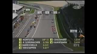 Montoya vs Schumacher a1 ring 2001 [upl. by Laup]