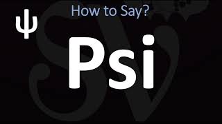 How to Pronounce Psi CORRECTLY  ψ Greek Alphabet Pronunciation [upl. by Llehsar920]