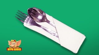 Fold a Silverware Napkin Pouch [upl. by Steinke]