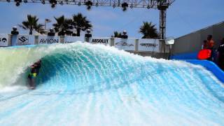 Flowrider Tour Contest on the Flow Barrel Wavehouse SD pt 3 [upl. by Eednus]