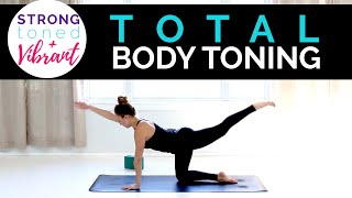 30 min Total Body Toning  Yoga Tone amp Sculpt [upl. by Naashom568]