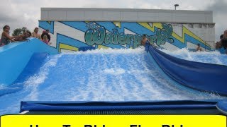 How To Ride a Flowrider FlowriderSchoolcom [upl. by Javler]