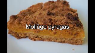 Moliūgų pyragas  Labai skanus pyragas su moliūgu  Greito pyrago receptas  Crumb cake with pumpkin [upl. by Senn]