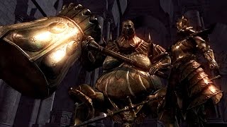 Dark Souls Ornstein and Smough Boss Fight [upl. by Akemot949]