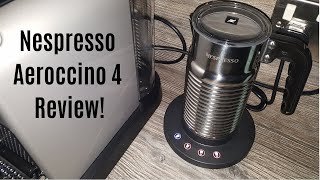 Nespresso Aeroccino 4 Milk Frother Review  Worth upgrading from the Aeroccino 3 [upl. by Etiragram942]