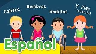 Cabeza Hombros Rodillas Y Pies Cántala  Canciones Infantiles  Super Simple Español [upl. by Bennie26]