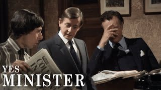 Reading Some Bad News  Yes Minister  BBC Comedy Greats [upl. by Keyes]