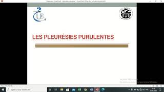 cours 21 pneumologie  les pleurisies purulentes [upl. by Nedgo]