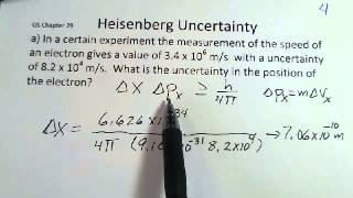 Heisenberg Uncertainy Principle Examples [upl. by Eteragram897]