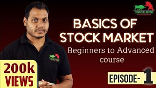 Stock Market Free Course For Beginners To Advanced Episode1 [upl. by Tterraj]