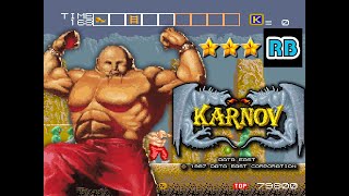 1987 60fps Karnov 999999pts ALL [upl. by Janaya]