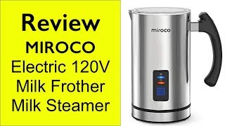 Review Miroco Milk Frother  How to make froth milk at home [upl. by Moseley]