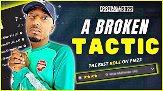 A BROKEN 442 FM22 TACTIC BEST FM22 ROLE  FM22 TACTICS  FOOTBALL MANAGER 2022 [upl. by Eittam]