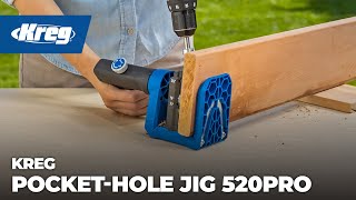 Kreg PocketHole Jig 520PRO [upl. by Jermaine]