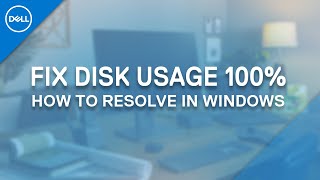 How to Fix 100 Disk Usage Windows 10 Official Dell Tech Support [upl. by Harewood]