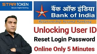 How to Reset Bank Of India Internet Banking Login Password  How to Unlock BOI INB User ID [upl. by Checani]