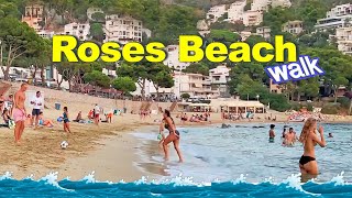 4K Video BEACH walk in SPAIN walking tour TRAVEL CHANNEL TV [upl. by Aninat]