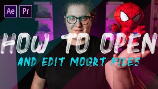 HOW TO OPEN amp EDIT MOTION GRAPHICS TEMPLATES [upl. by Huba480]