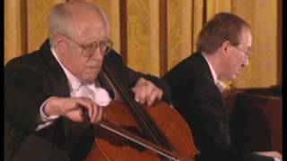 Mstislav Rostropovich Performing at the White House 1994 [upl. by Nosned743]