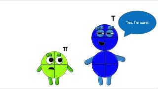 Numberblocks Animation  Whats Pi  Pi [upl. by Arukas]