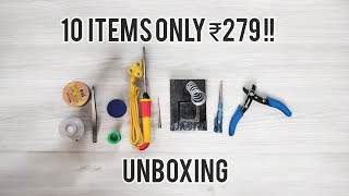 soldering iron kit unboxing [upl. by Ofelia]