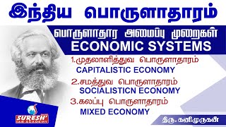 Indian Economy  Economic Systems  Kani Murugan  Suresh IAS Academy [upl. by Gnoy485]