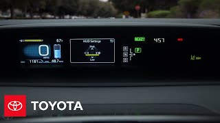 Toyota HowTo Prius HeadUp Display  Toyota [upl. by Heck]