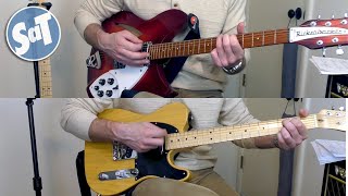 Rickenbacker 330 amp Fender American Professional Telecaster  One Trick Ponies [upl. by Eilsek]