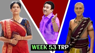 TRP details SAB TV WEEK 53  Sony SAB TRP This WEEK  TENALI RAMA SEASON 2  Telly News Dimension [upl. by Odab]