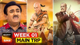 Week 01 TRP Updates SAB TV’s MostWatched Shows This Week [upl. by Tseng]