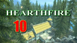 Skyrim HEARTHFIRE DLC Walkthrough  Part 10 Lakeview Manor Main Hall All Dressed [upl. by Nerrawed]