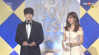 ENG SUB 20170119 26th Seoul Music Awards  Ji Chang Wook cut [upl. by Wilt]