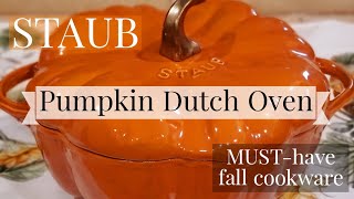 Everything You Need to Know about the Staub Pumpkin Cocotte [upl. by Sylram380]